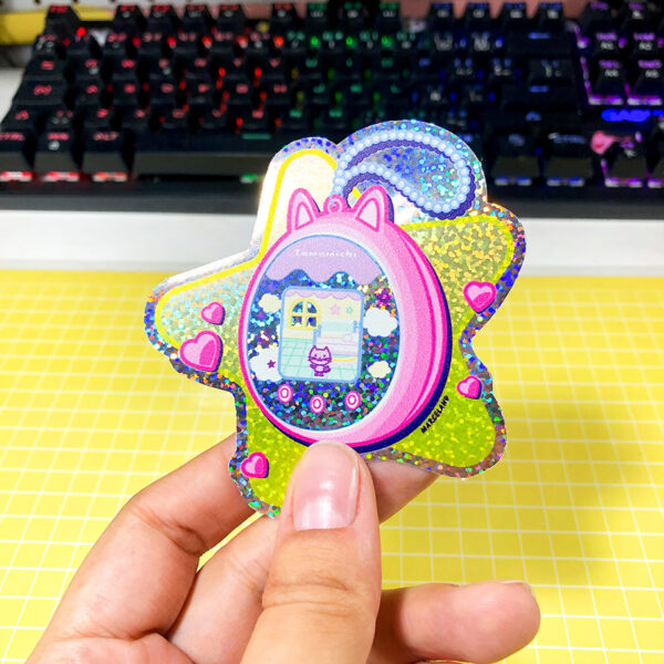 Stickers holográficos Tamamichi tamagotchi