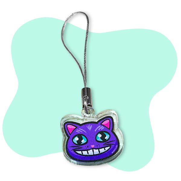 colgante acrilico cheshire cat marceland