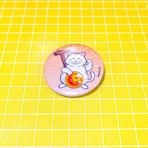 Karin neko pin button 38mm