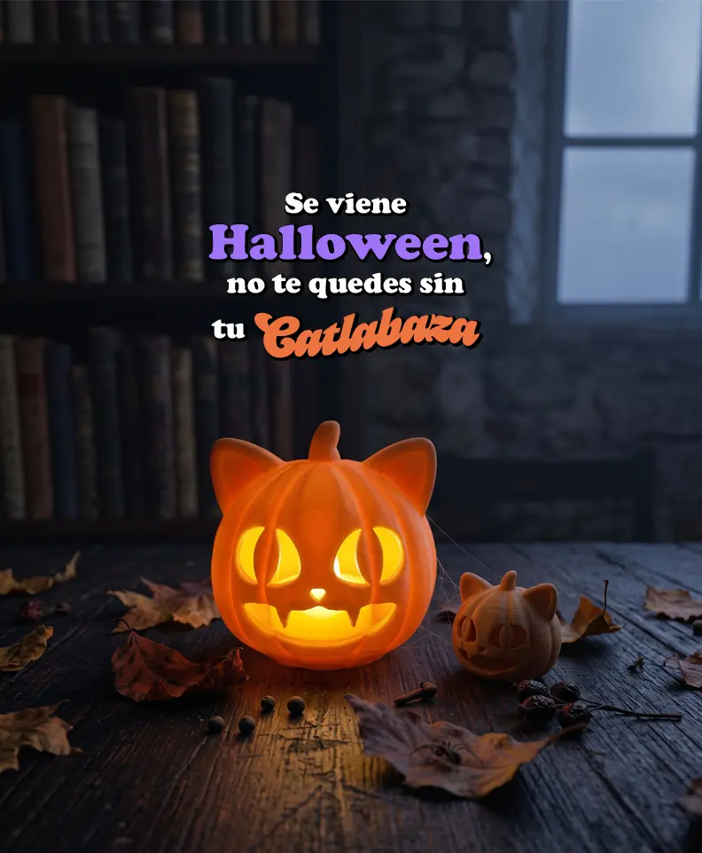Catlabazas Marceland faroles calabaza con gatitos